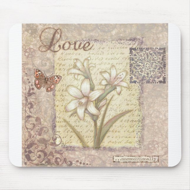 VIV20 Wort 1 Love.tif Mousepad (Vorne)