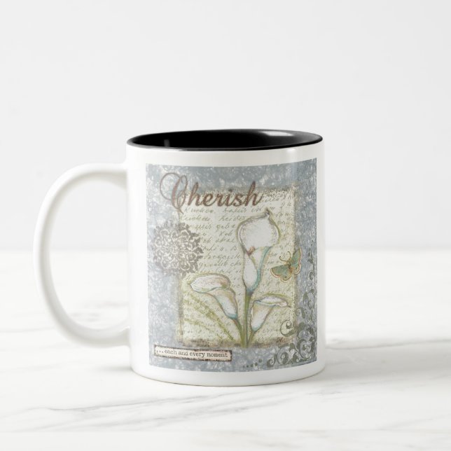 VIV21 Wort 2 Cherish.tif Zweifarbige Tasse (Links)