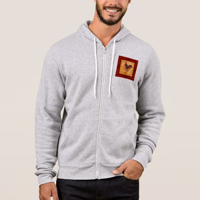 VIV55 Hahn 3.tif Hoodie (Vorderseite)