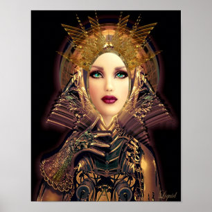 Viv Cyborg Druck Poster