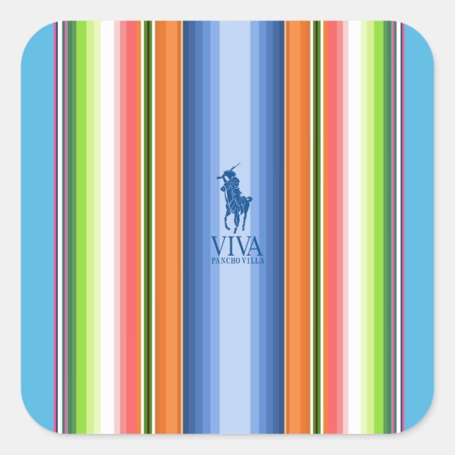 VIVA-Aufkleber Quadratischer Aufkleber (Vorderseite)