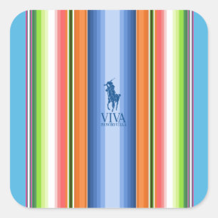 VIVA-Aufkleber Quadratischer Aufkleber