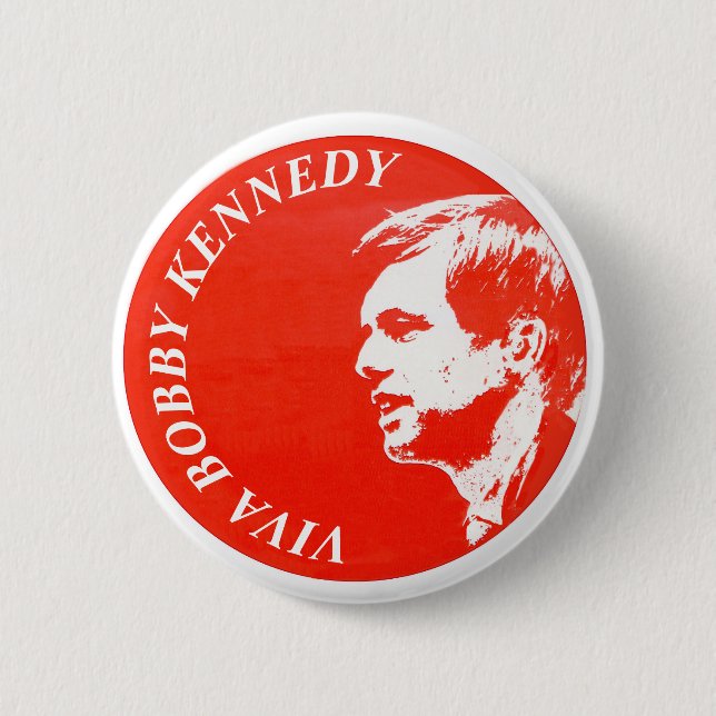 Viva Bobby Kennedy Button (Vorderseite)