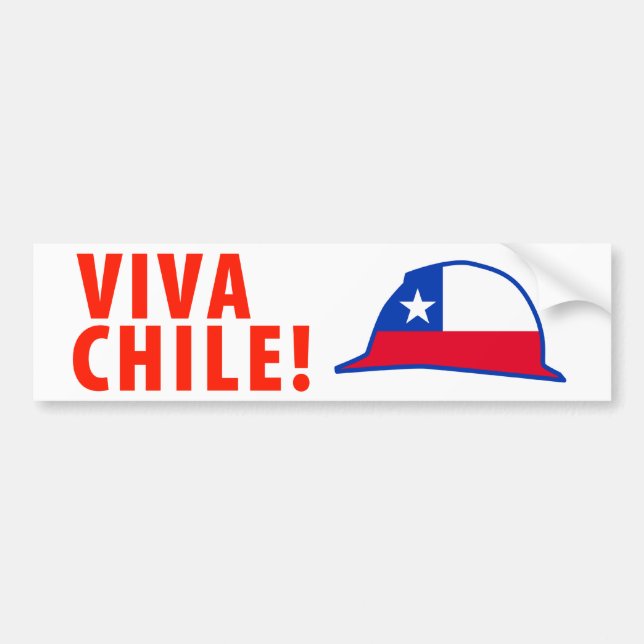 Viva Chile! Autoaufkleber (Vorne)