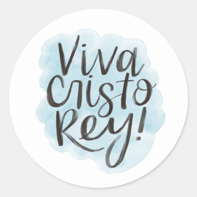 Viva Cristo Rey! Aufkleber (Vorderseite)