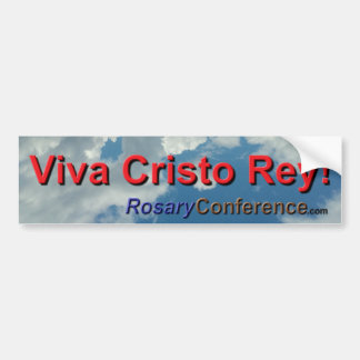 Viva Cristo Rey! Autoaufkleber