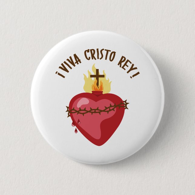 Viva Cristo Rey Button (Vorderseite)