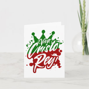 Viva Cristo Rey Cristeros War mexikanischer kathol Karte