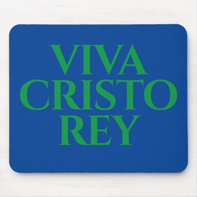 Viva Cristo Rey Grafik Mouse Pad Mousepad (Vorne)