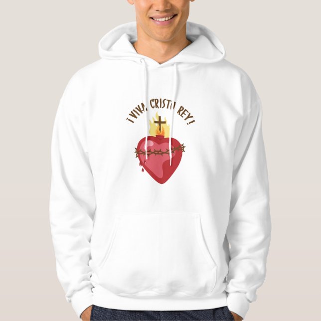 Viva Cristo Rey Hoodie (Vorderseite)
