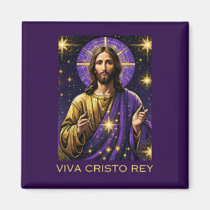 Viva Cristo Rey Katholik Jesus Christus der König Magnet