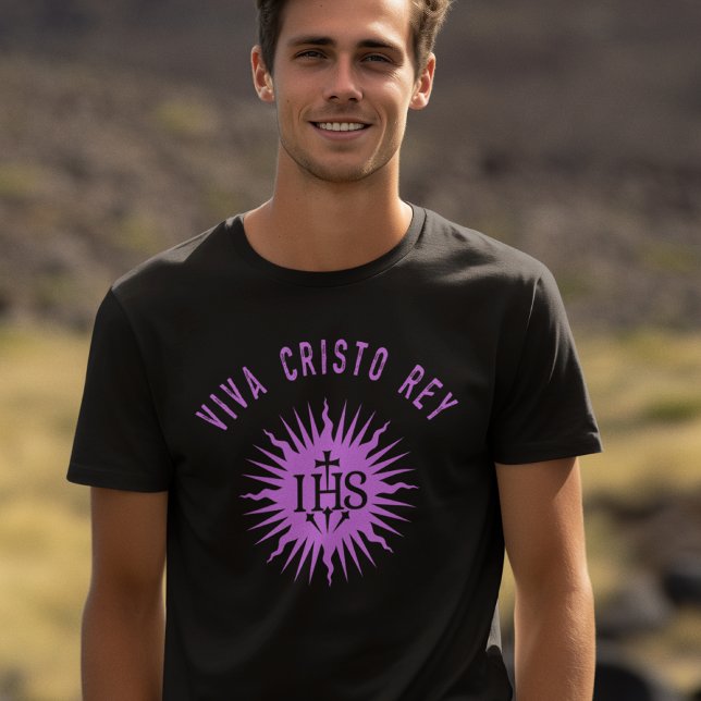Viva Cristo Rey katholische Cristeros-Geschenk T-Shirt (Von Creator hochgeladen)