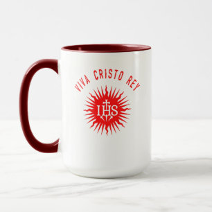 Viva Cristo Rey katholische Cristeros-Geschenk Tasse