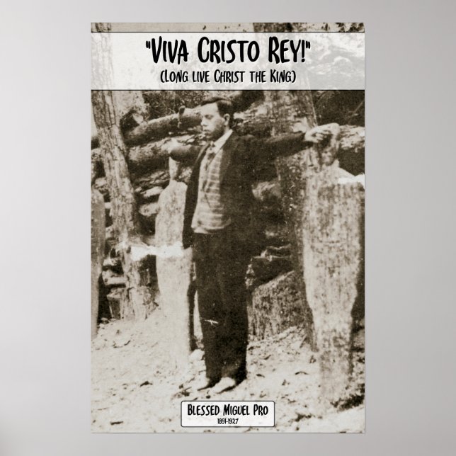 Viva Cristo Rey - Miguel Pro Poster (Vorne)