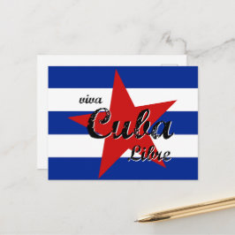 Viva Cuba Libre, Havanna, Fidel Castro, Che Guevar Postkarte
