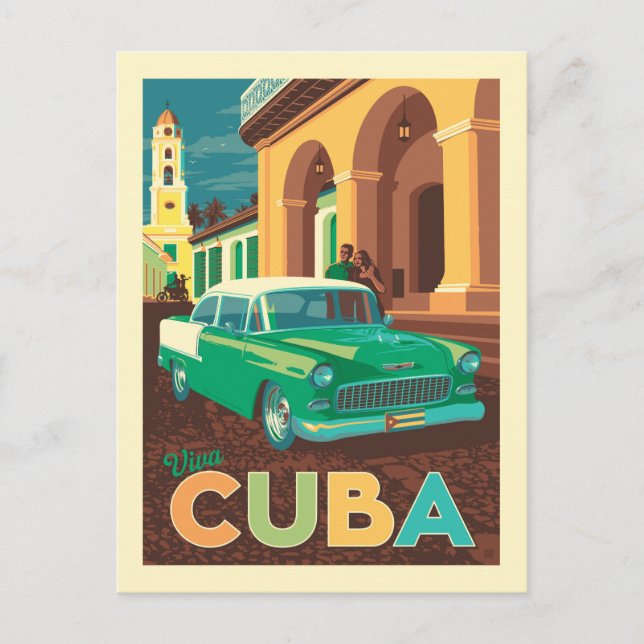 Viva Cuba Postkarte (Vorderseite)