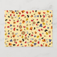 Viva España - Postkarte mit kulturellen Elementen