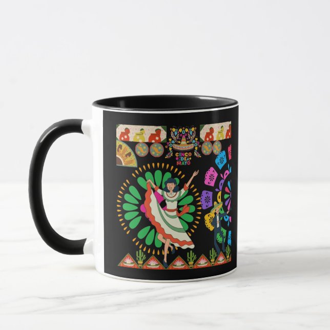 Viva Fiesta Dreams schwarz  Tasse (Links)