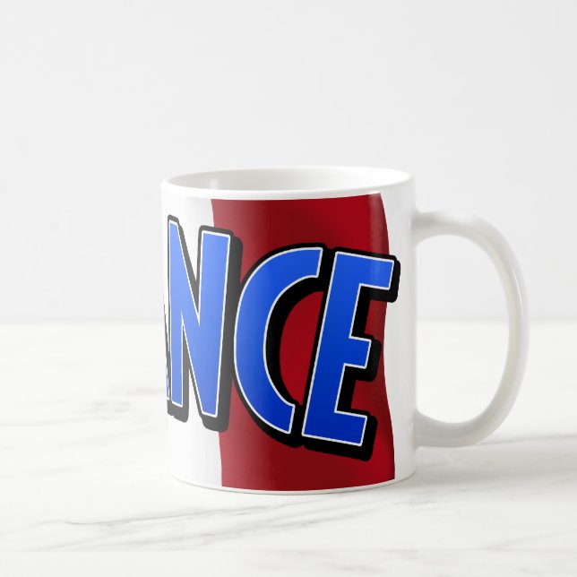 Viva Frankreich! Kaffeetasse (Rechts)