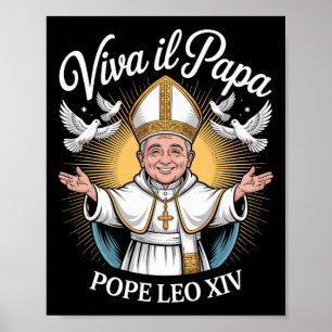 Viva Il Papa Leo Xiv 1 Poster