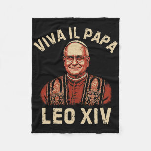Viva Il Papa Leo Xiv Fleecedecke