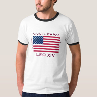 Viva Il Papa LEO XIV Ringer T - Shirt