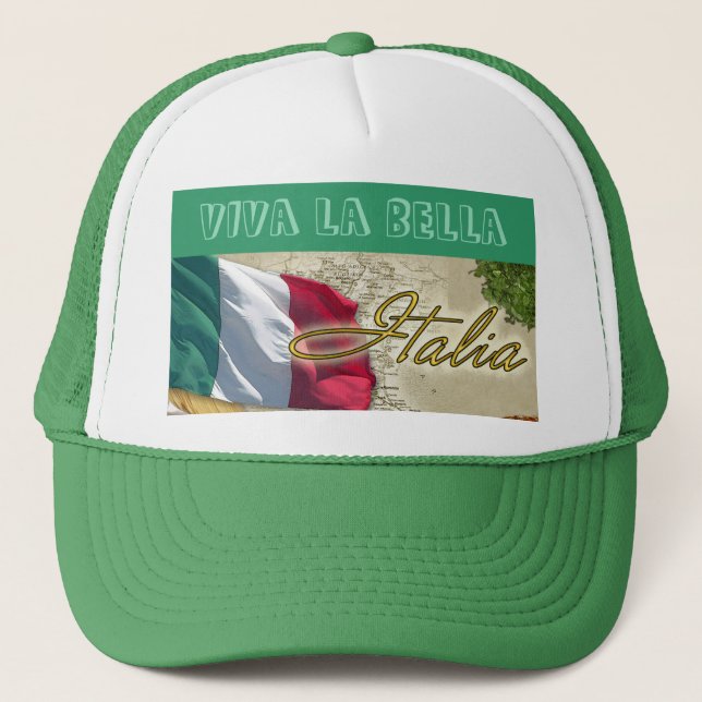 Viva Italia Truckerkappe (Vorderseite)