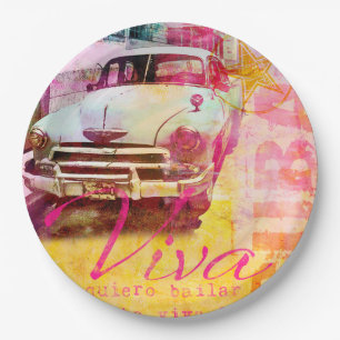 Viva Kuba Pappteller