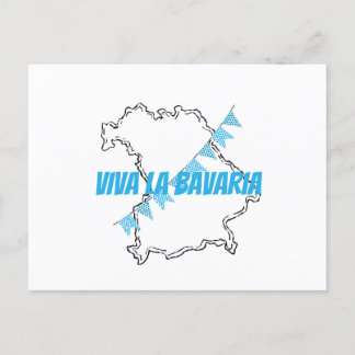 Viva La Bavaria Postkarte