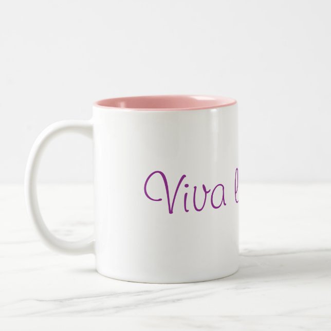 Viva La Diva! Zweifarbige Tasse (Links)