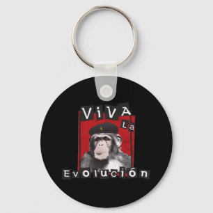 Viva La Evolucion Affe Schlüsselanhänger