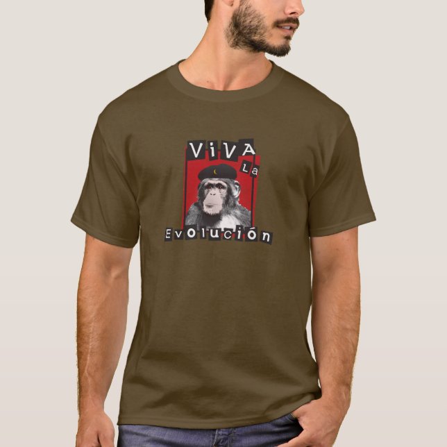 Viva La Evolucion Affe T-Shirt (Vorderseite)