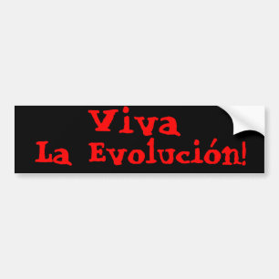 Viva La Evolución! Autoaufkleber
