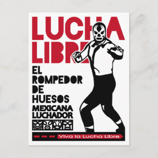 VIVA LA LUCHA LIBRE TRES POSTKARTE
