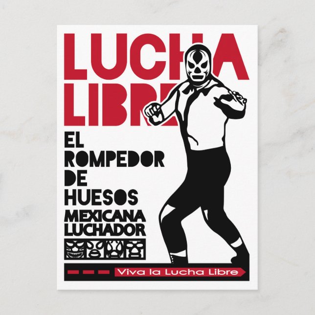 VIVA LA LUCHA LIBRE TRES POSTKARTE (Vorderseite)