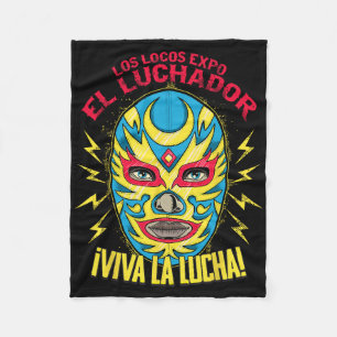 Viva La Lucha Mexico Black Women Cinco De Mayo Mex Fleecedecke