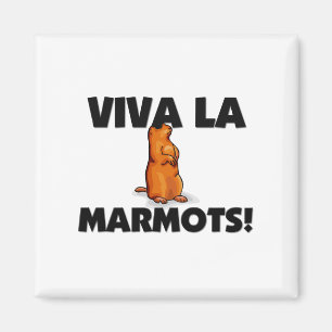 Viva La-Murmeltiere Magnet