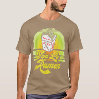 Viva La Ramen Noodle Asian Food Funny Retro T-Shirt