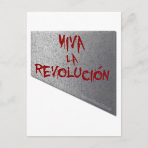 Viva la Revolucion Guillotine Postkarte