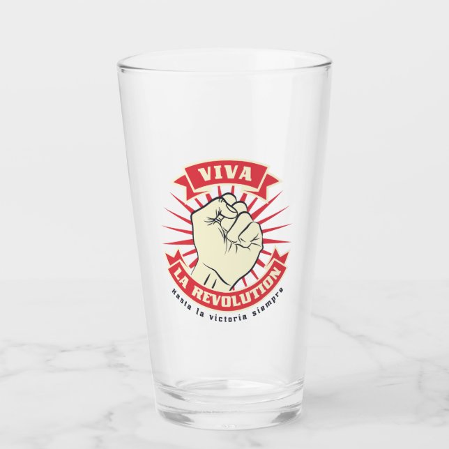 Viva-La-Revolution Glas (Vorderseite)