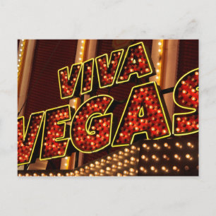 Viva Las Vegas Postkarte