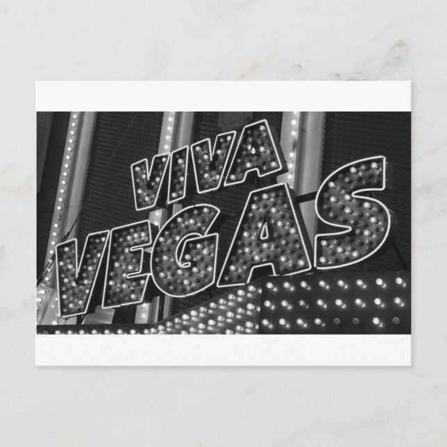 Viva Las Vegas Postkarte (Vorderseite)