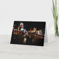 Viva Las Vegas Streifen Notecard
