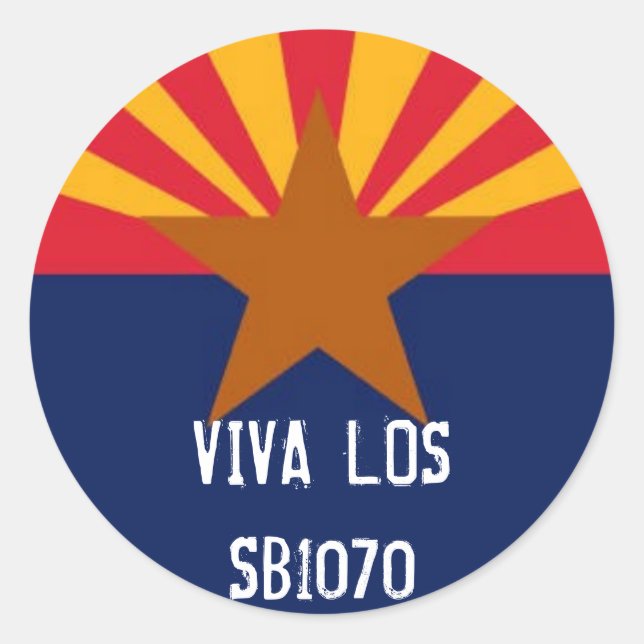 Viva Los SB1070 Aufkleber (Vorderseite)