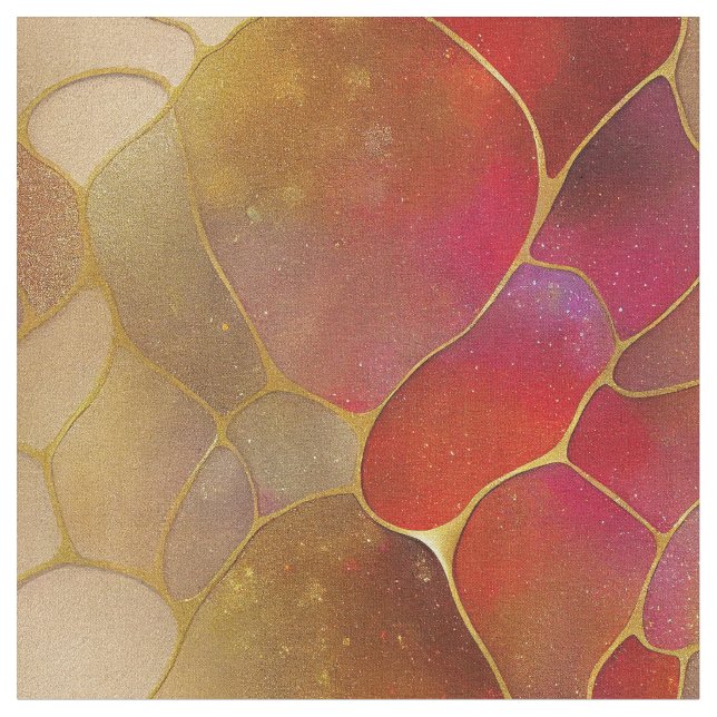 Viva Magenta 2023 abstraktes Gewebe Stoff (Nahaufnahme)