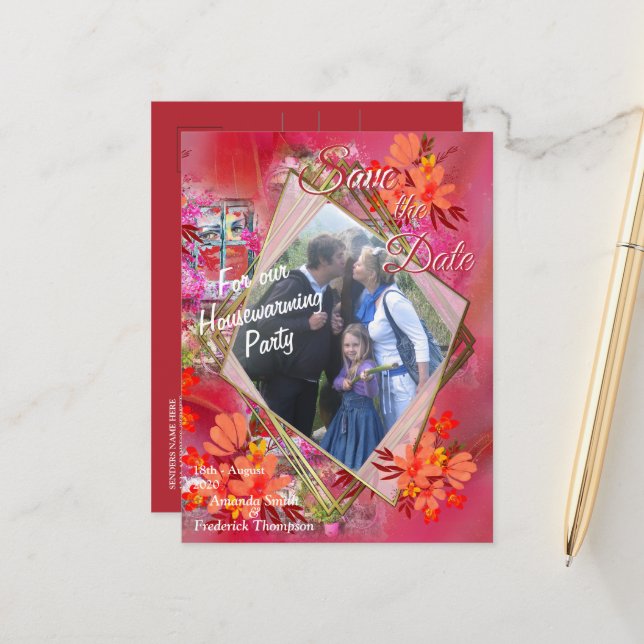 Viva Magenta 2023 Ankündigung Postkarte (Vorderseite/Rückseite Beispiel)