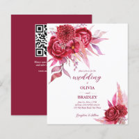 Viva magenta burgundy Rose Haushalt Blume einladen