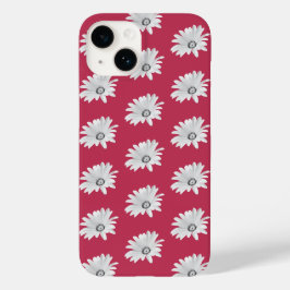 Viva Magenta Floral Daisy iPhone / iPad Fall Case-Mate iPhone 14 Hülle