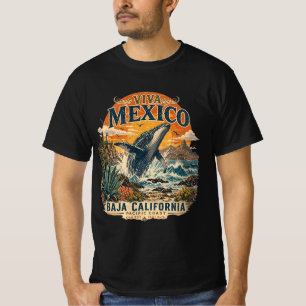 Viva Mexico Baja California Wal-Abenteuer-T-Shirt T-Shirt