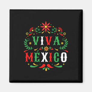 Viva Mexico für den Tag der mexikanischen Unabhäng Magnet